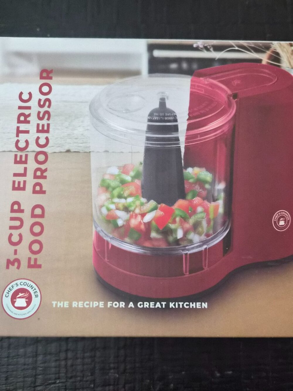 Chef's Counter 3-Cup Food Processor